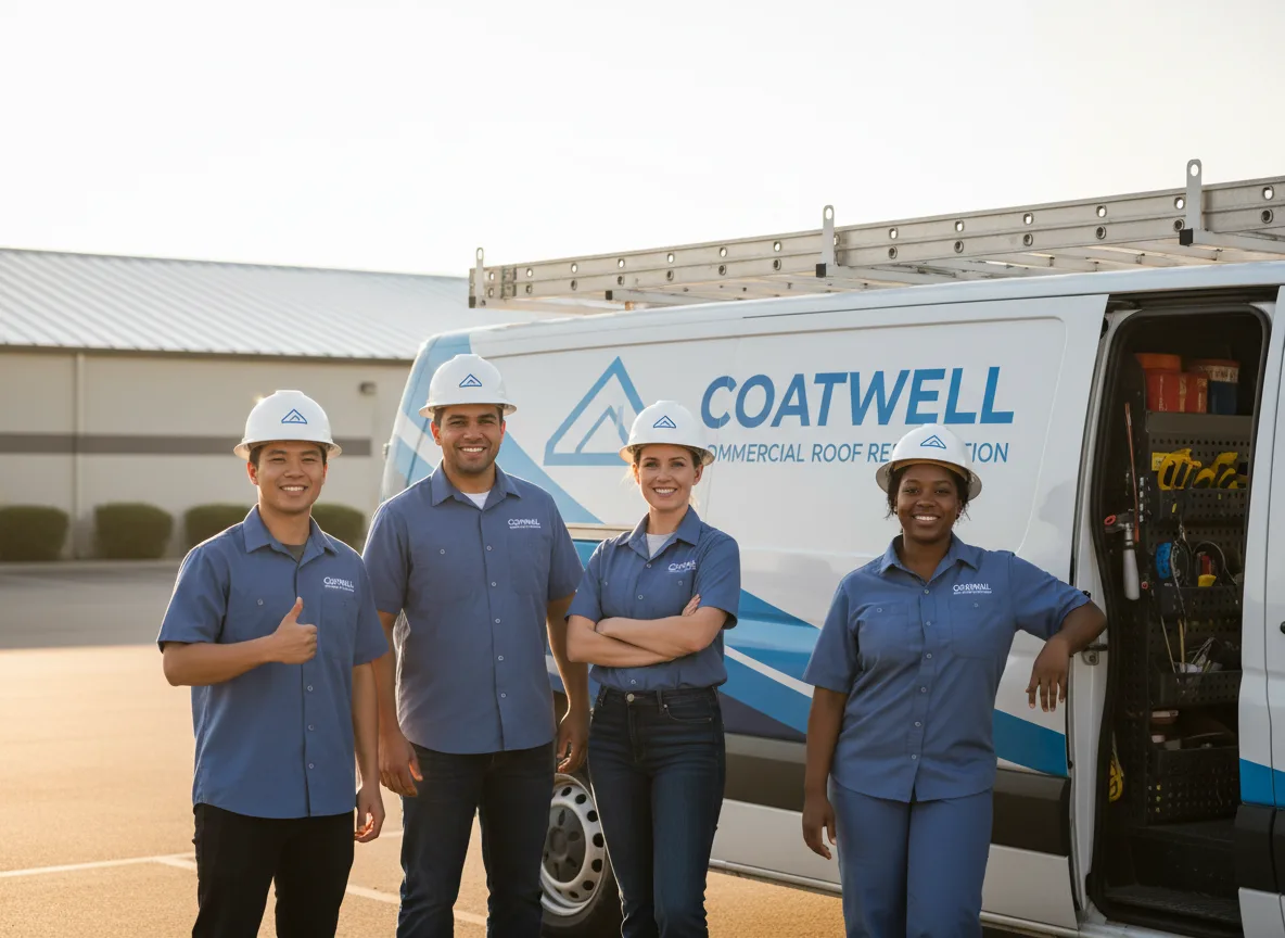 Commercial roof coating company in Strong City, KS